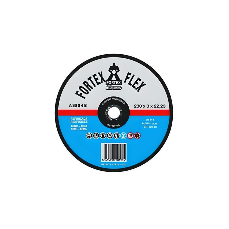 Disco de Corte Abrasivo de 230 x 3 x 22.23 MM (9" x 1/8" x 7/8")