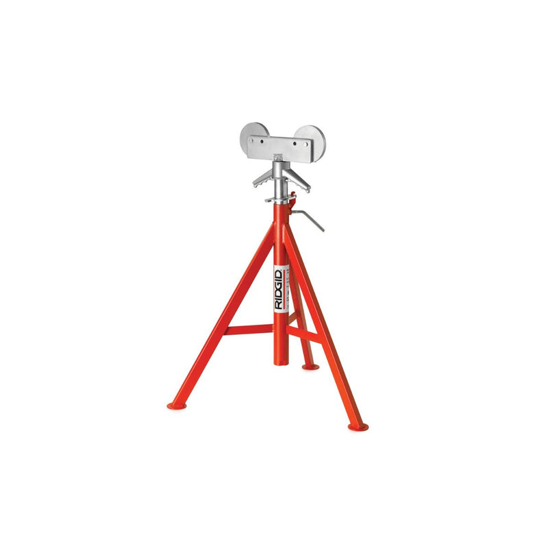 Soporte para Tubos 12" con Rodillos y Regulación de Altura 24" - 42" Modelo RJ-98