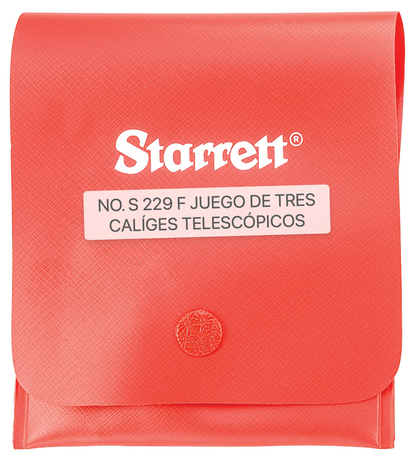 Galga Telescópica en Juego de 1/2" - 2-1/8" de 3 Piezas