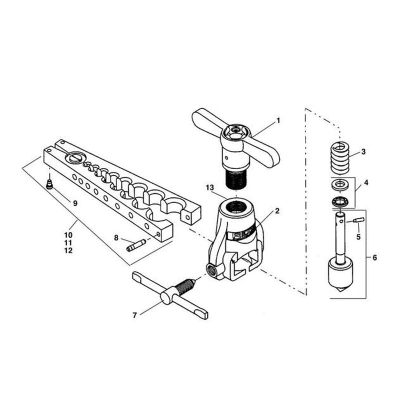 Abocinador Manual 458R de 45G, Ridgid - Tienda Henca