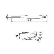 Alicate de Presión 6.5" Tipo Pinza, Ega Master - Tienda Henca