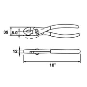 Alicate Mecánico de 10", Ega Master - Tienda Henca