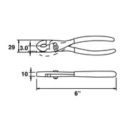 Alicate Mecánico de 6", Ega Master - Tienda Henca