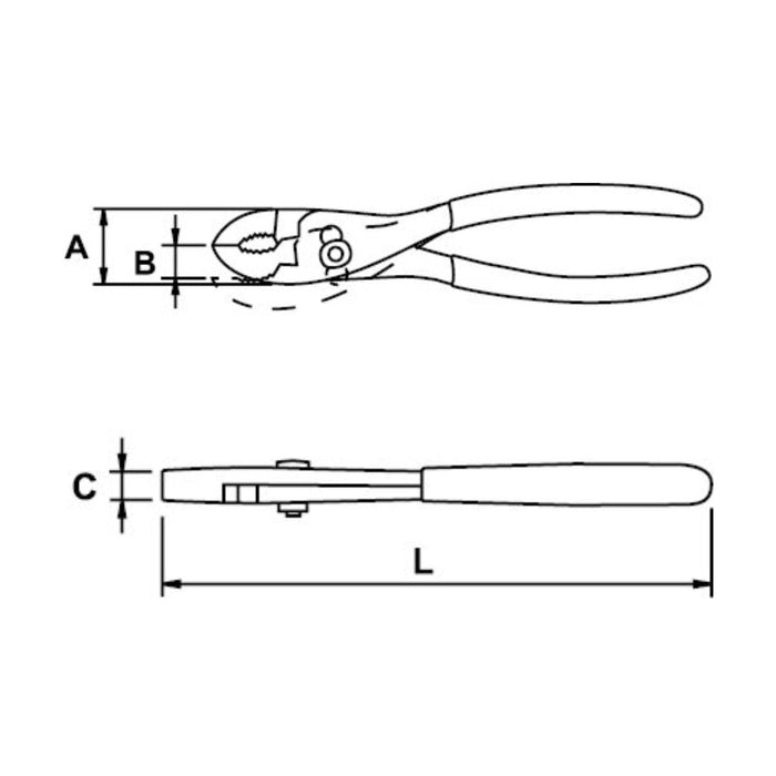 Alicate Mecánico de 8", Ega Master - Tienda Henca