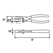Alicate Mecánico de 8", Ega Master - Tienda Henca