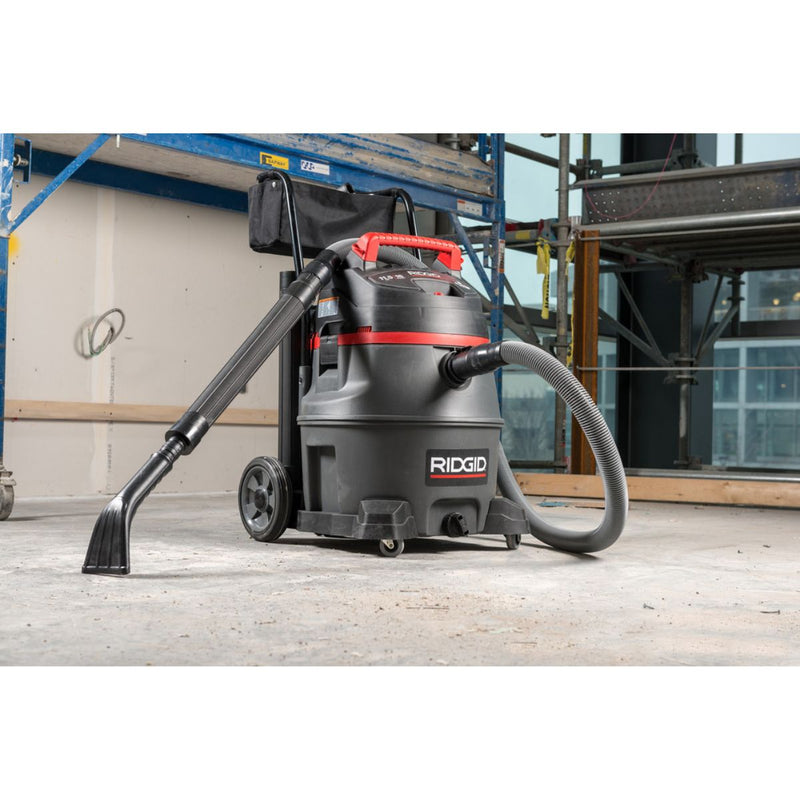 Aspiradora para Sólidos y Líquidos de 16 Galones con Motor de 2 fases, Ridgid - Tienda Henca