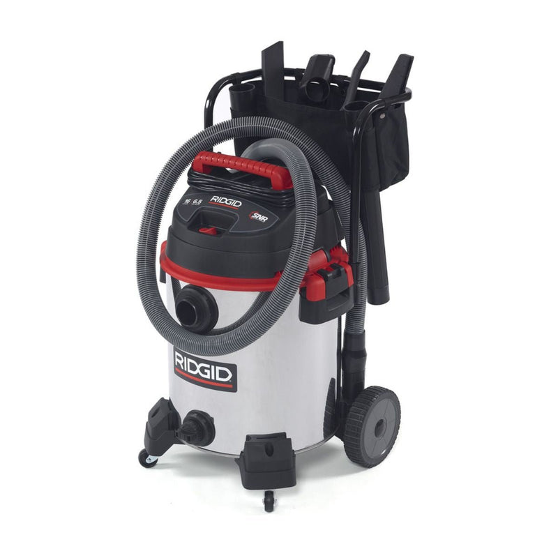 Aspiradora para Sólidos y Líquidos de Acero Inoxidable 16 Galones, Ridgid - Tienda Henca