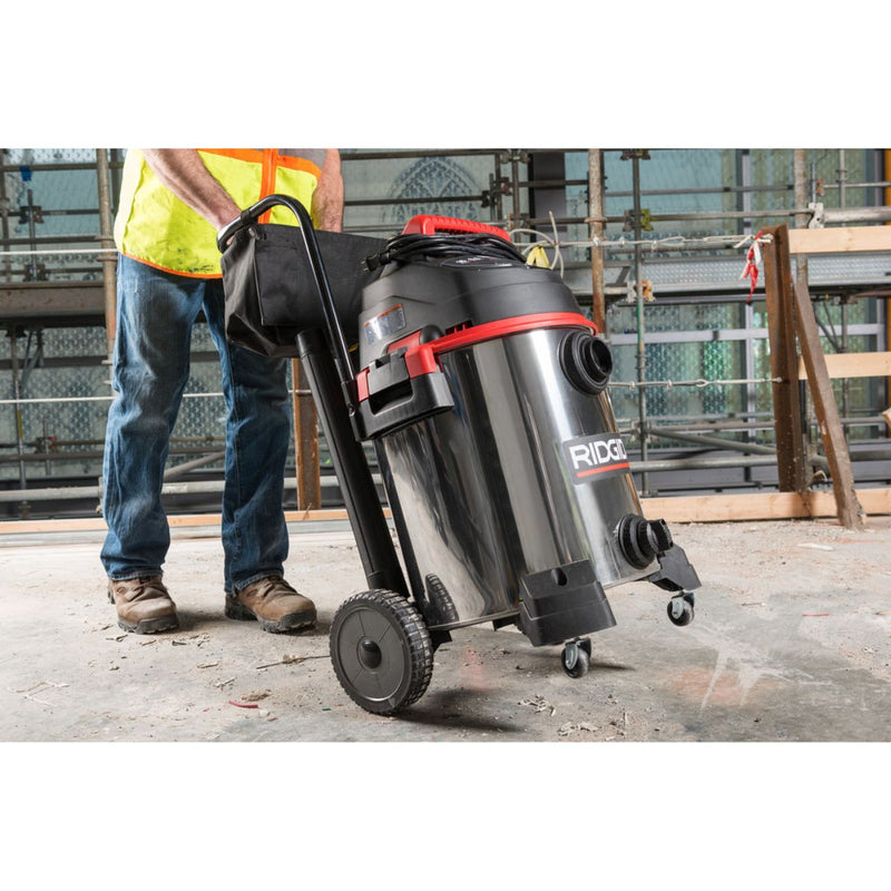 Aspiradora para Sólidos y Líquidos de Acero Inoxidable 16 Galones, Ridgid - Tienda Henca