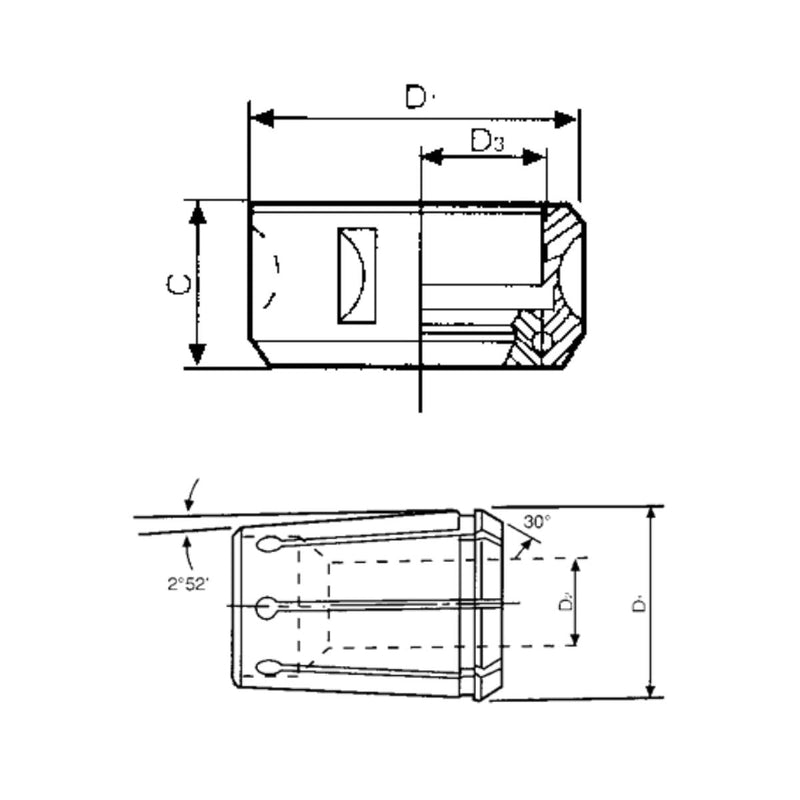Boquilla para Fresadora 3/8" OZ25, Vertex - Tienda Henca