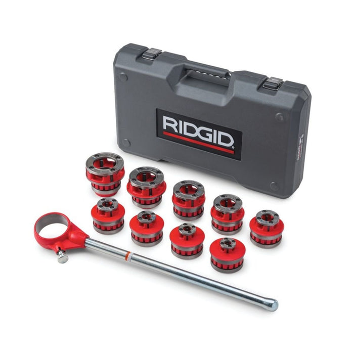 Cabezales 12R en Juego 1/8" - 2" con Bandeador, Ridgid - Tienda Henca