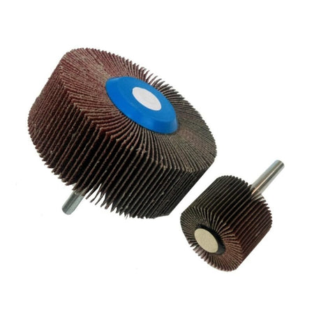 Cepillo De Lija Montada (Flap Wheel) M40X15X6 (1.1/2"X9/16"X1/4") G60, Fortex - Tienda Henca