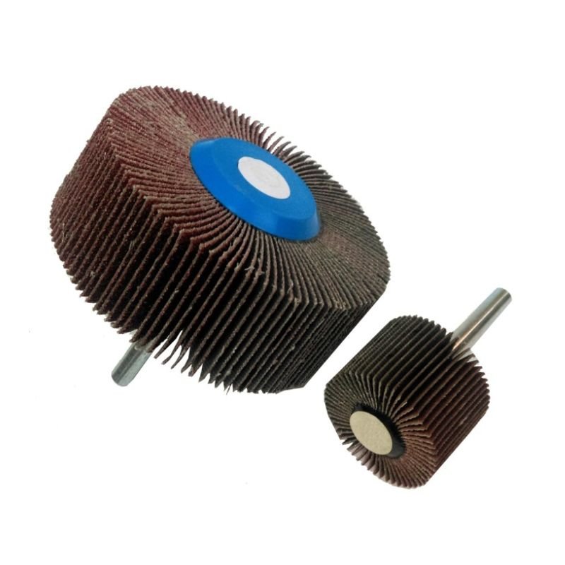 Cepillo De Lija Montada (Flap Wheel) M80X50X60 (3"X2"X1/4") G80, Fortex - Tienda Henca