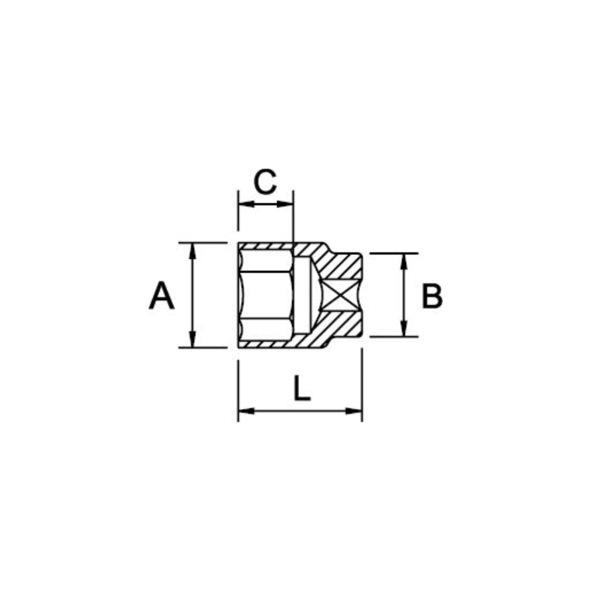 Cubo Mecánico 55MM EGAMASTER | Entrada 1" | 6 Caras - Tienda Henca