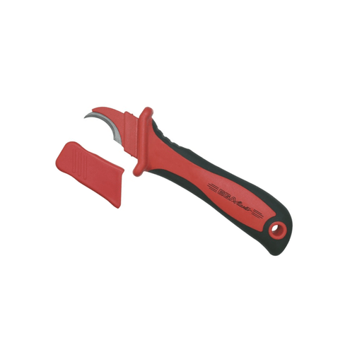 Cuchilla Pelador de Alambre Curva de 180 MM con Recubrimiento para 1000 Voltios - Tienda Henca