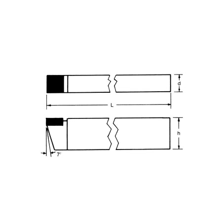Cuchilla Widia C12 | 3/4" | C5 | TW - Herramientas Especiales Nacionales S.R.L.