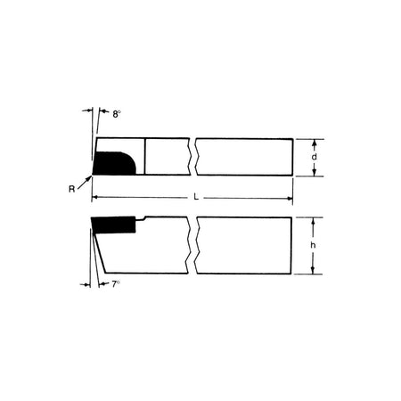 Cuchilla Widia E6 3/8" C5 Polaca, Toolmex - Tienda Henca