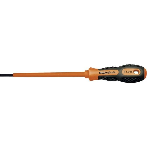 Destornillador Plano 8 x 175 MM con Recubrimiento para 1000 Voltios Ega Master - Tienda Henca