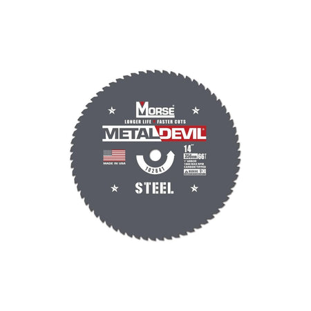 Disco de Corte 14" con 66 Dientes Carbide para Metal, MK Morse - Tienda Henca