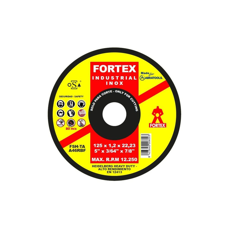 Disco de Corte Abrasivo de 115 x 1.2 x 22.23 MM (5" x 3/64" x 7/8") - Tienda Henca