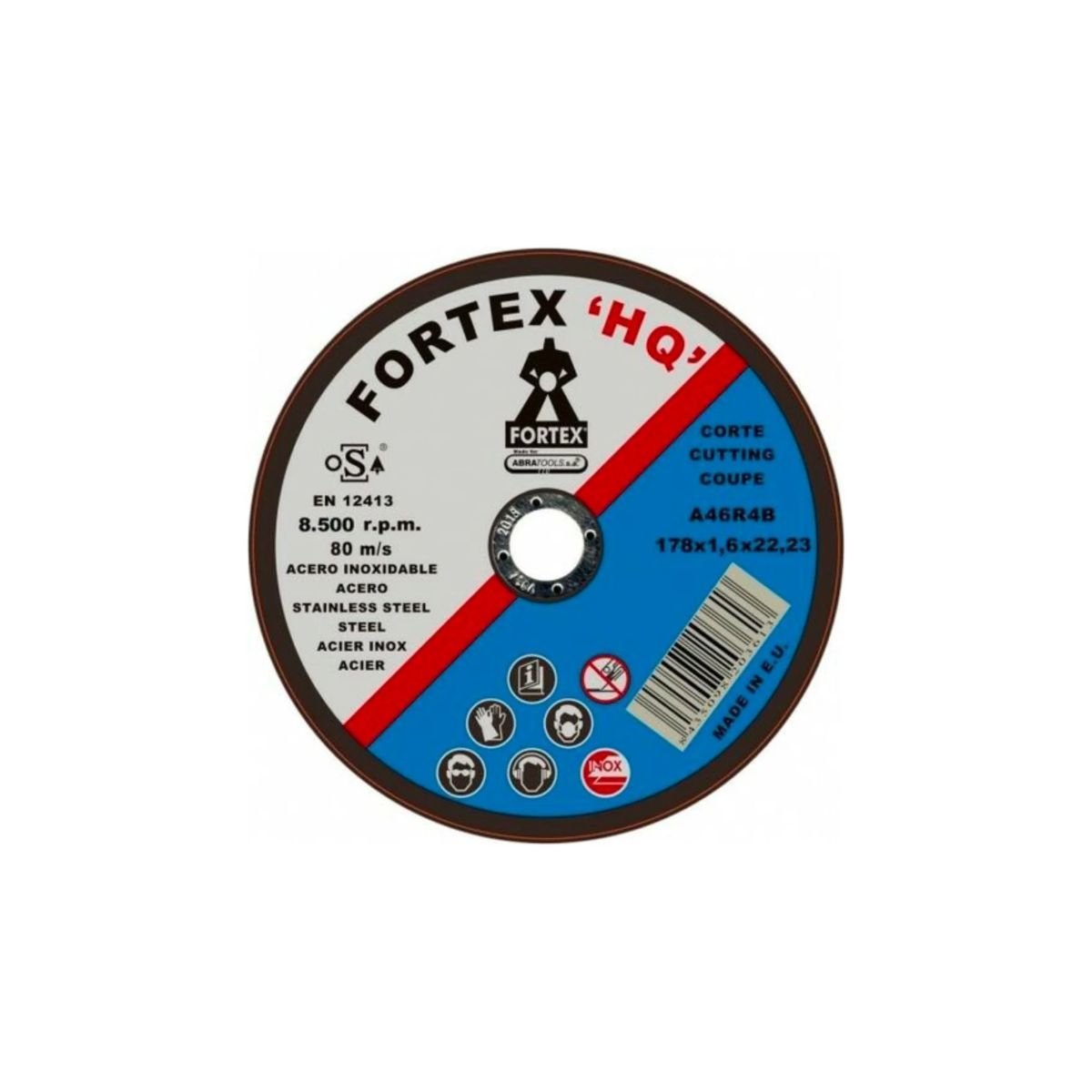 Disco de Corte Abrasivo de 178 x 1.6 x 22 MM (7" x 1/16" x 7/8") - Tienda Henca