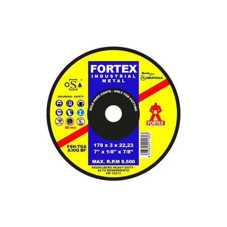 Disco de Corte Abrasivo de 178 x 3 x 22.23 MM (7" x 1/8" x 7/8") - Tienda Henca