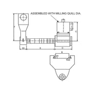 Eje 1" para Adaptador Horizontal R8, Vertex - Tienda Henca