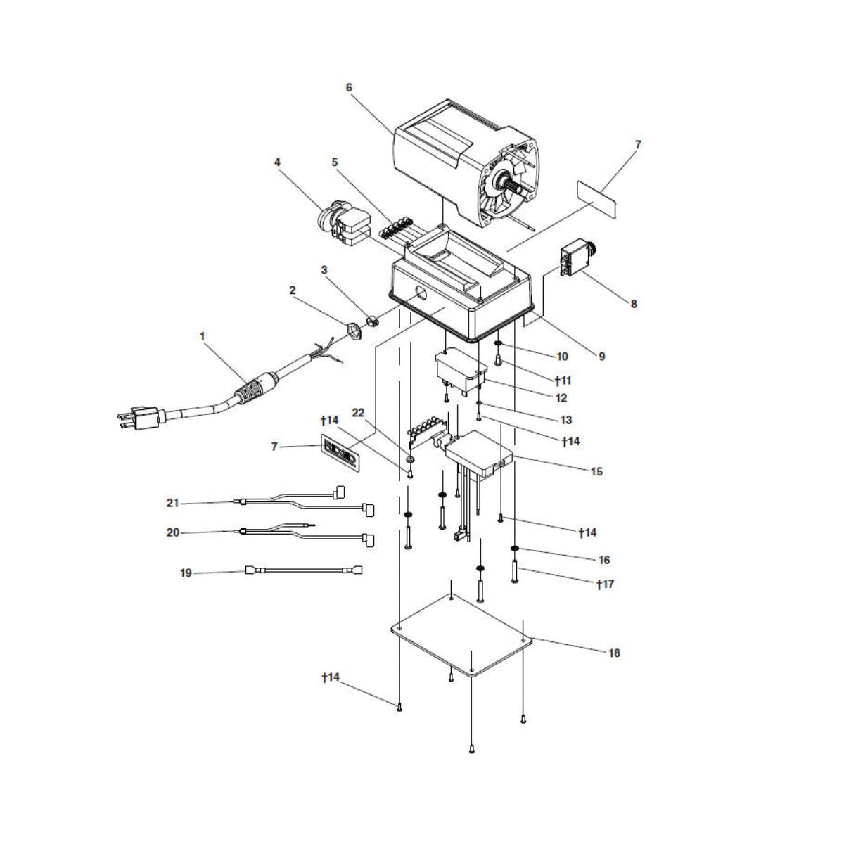 Ensamblaje de Tarjeta para Circuito de Biseladora B500, Ridgid - Tienda Henca
