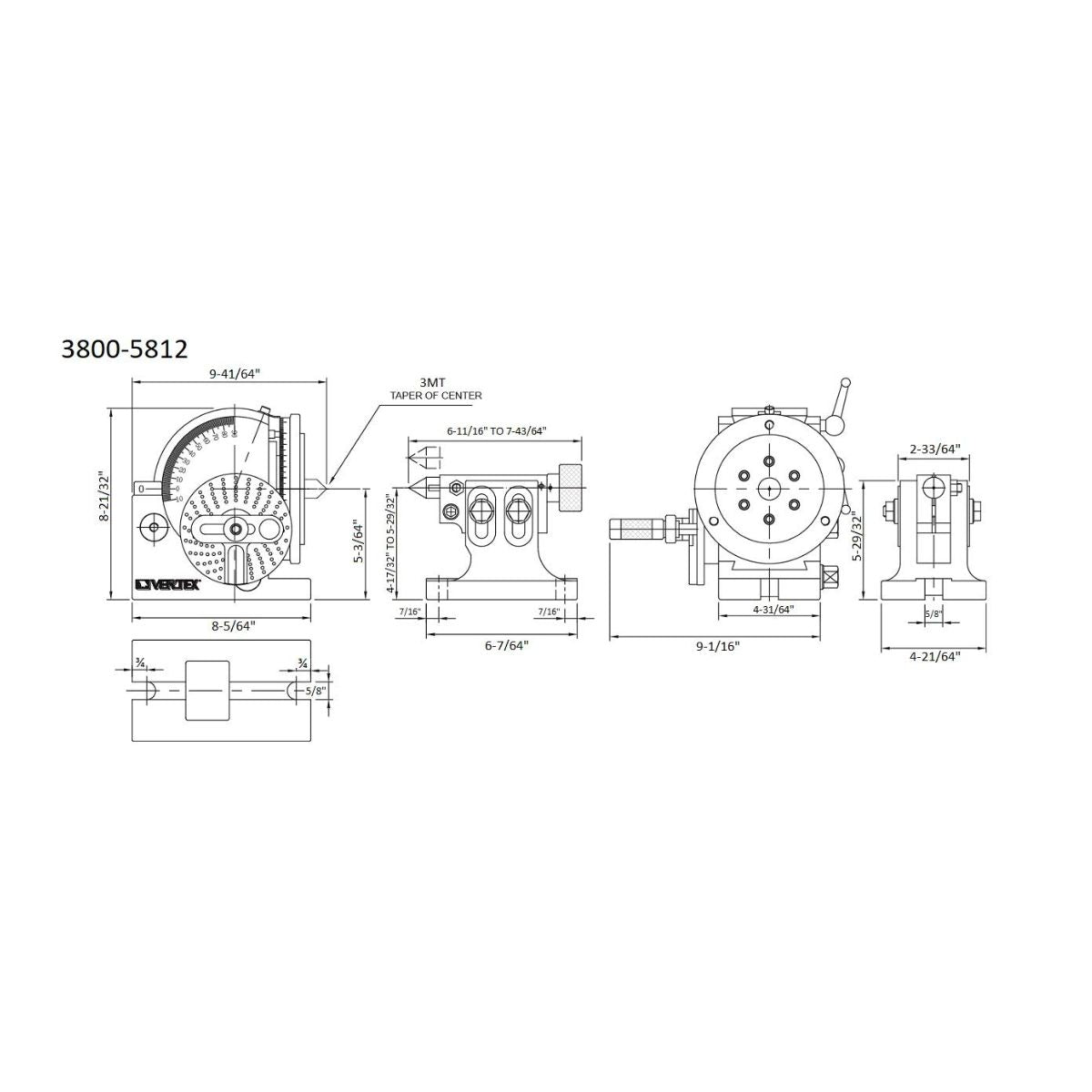 Escuadra Divisora 10", Vertex - Tienda Henca