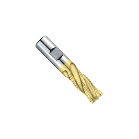 Fresa Desbaste | 1"x3/4"x4-1/4" | 4 Filos | Cobalto con Recubrimiento en Titanio - Herramientas Especiales Nacionales S.R.L.