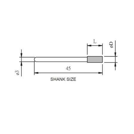 Fresas para Dremer en Juego de 30 piezas 1/8" Diamantadas, Vertex - Tienda Henca