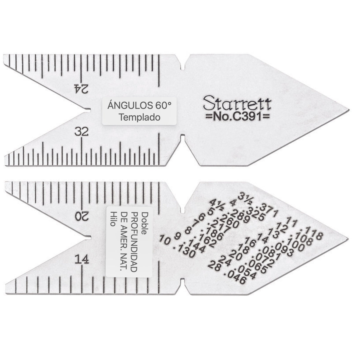 Galga Centro 60G PLG Starrett - Tienda Henca
