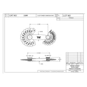 Galga De Rosca En Milímetros De 28 Hojas 1.00 - 11.50 MM, Starrett - Tienda Henca