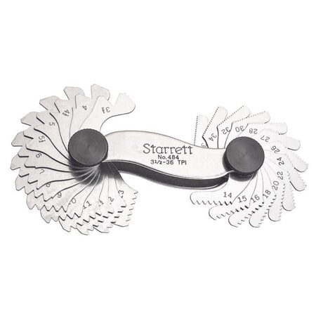 Galga De Rosca En Pulgadas 3.1/2 - 36" 28 Hojas Starrett - Tienda Henca