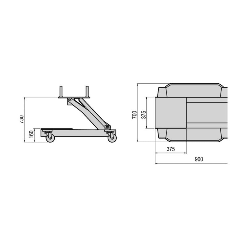 Gato Hidráulico para Transmisión 1,000Kg (1T), Mega - Tienda Henca