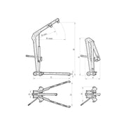 Grúa Hidráulica Plegable para Motores de 2 Toneladas, Mega - Tienda Henca