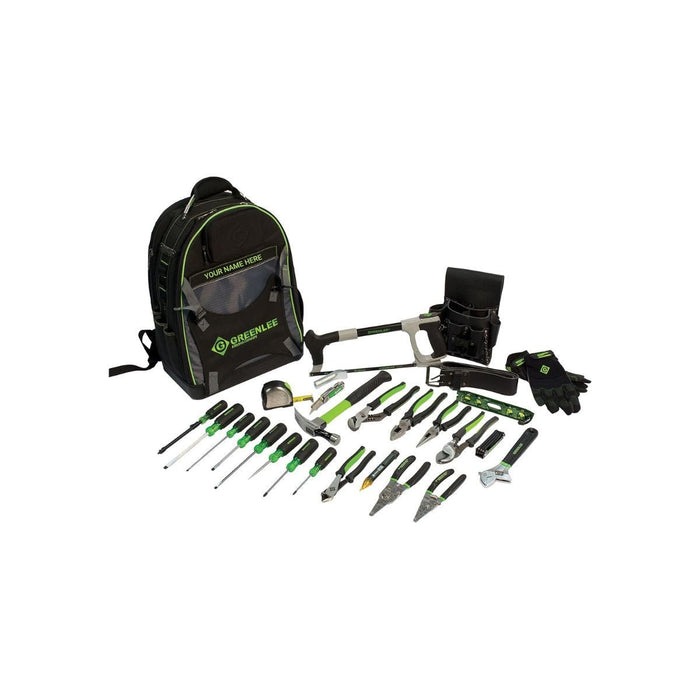 Herramientas para Electricista con Mochila 28 Piezas, Greenlee - Tienda Henca