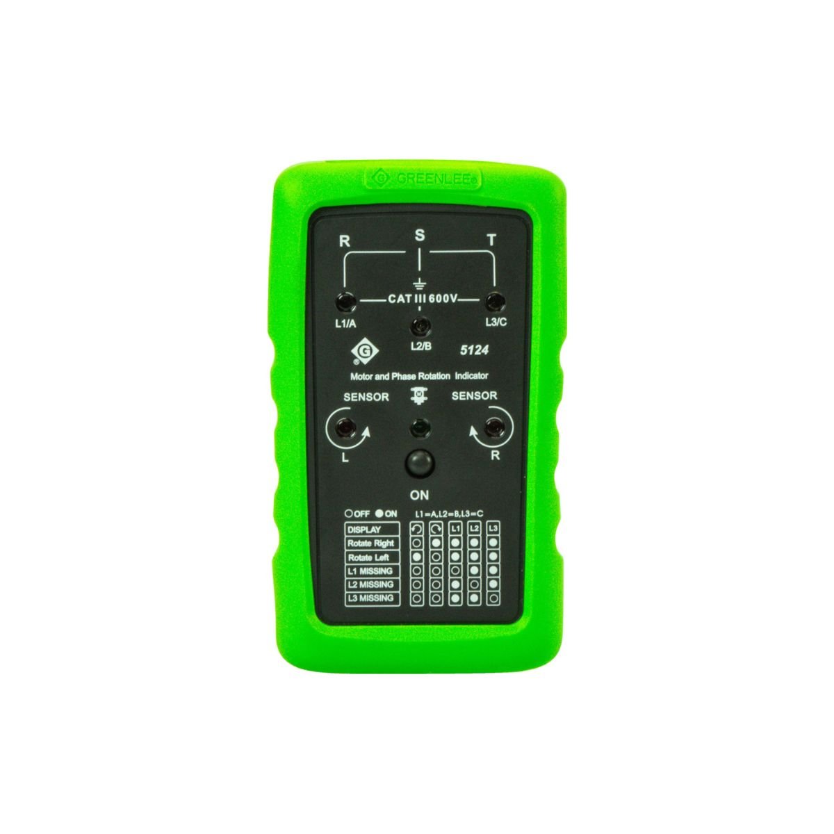 Indicador de Rotación Motor Eléctrico 600 V 60 HZ, Greenlee - Tienda Henca