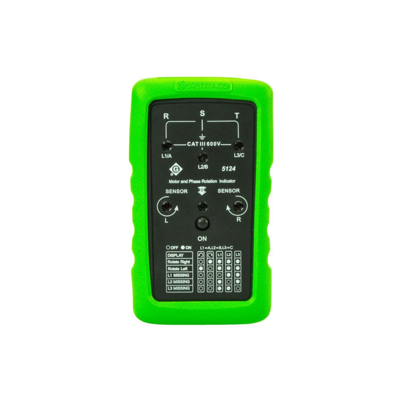 Indicador de Rotación Motor Eléctrico 600 V 60 HZ, Greenlee - Tienda Henca