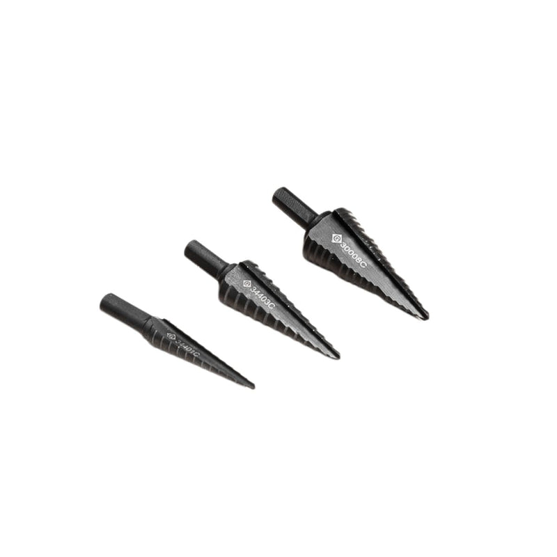 Juego de Barrenas Escalonada GREENLEE | 1/8" - 1 - 1/8" | Cobalto | 3 Pzs. - Tienda Henca