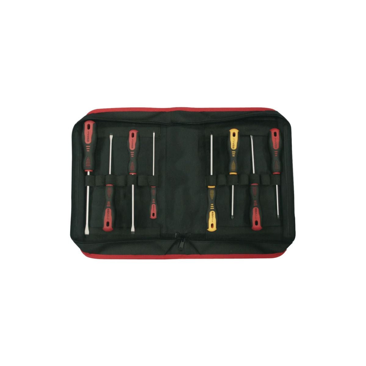 Juego de Destornilladores Planos y Estría de 6 Piezas con Estuche, EgaMaster - Tienda Henca