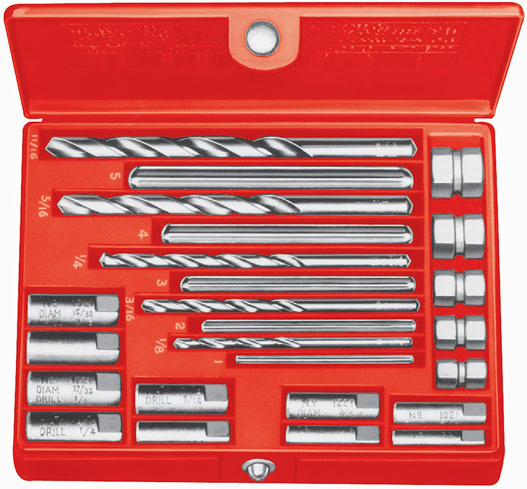 Juego de Extractores de Tornillos Modelo 10 1/4 - 1/2" Ridgid - Tienda Henca