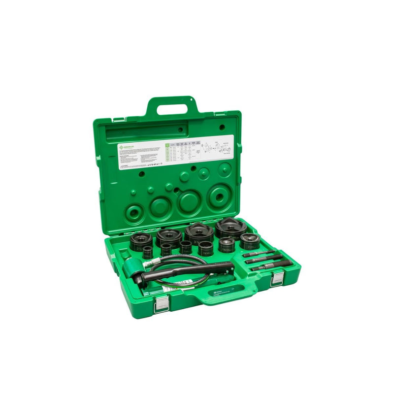 Juego de Sacabocados o Knockouts Hidráulicos 1/2" - 4", Greenlee - Tienda Henca