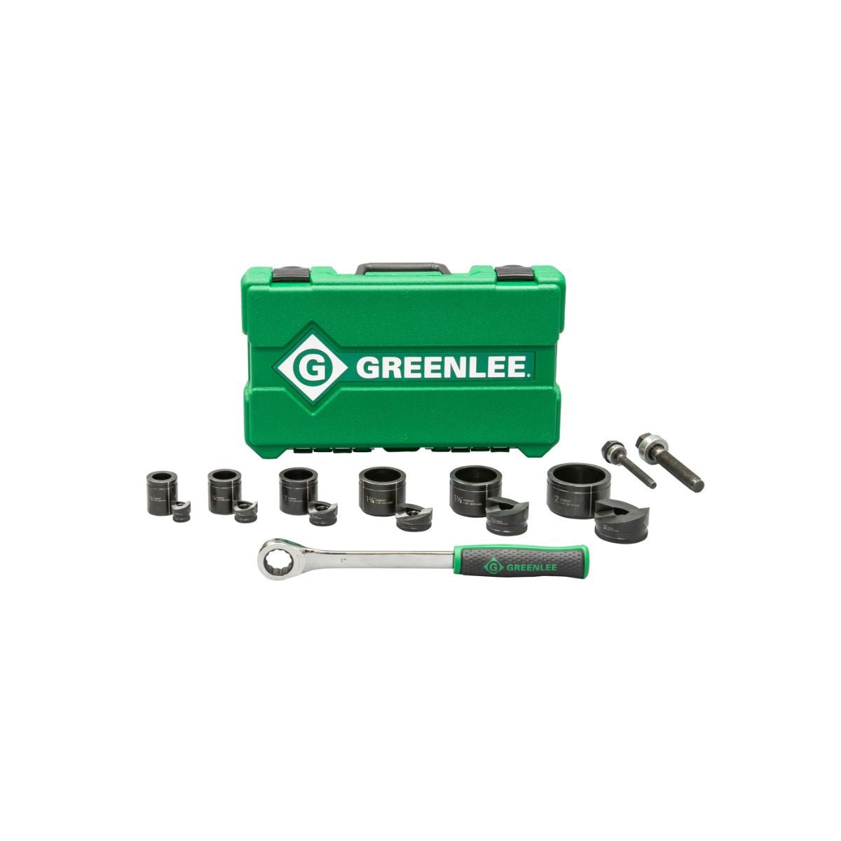 Juego Sacabocados GREENLEE | 1/2" - 2" | Chicharra/Estuche - Herramientas Especiales Nacionales S.R.L.