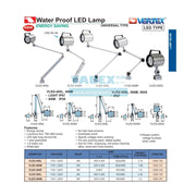 Lámpara LED 9W Flexible y Base Fija Aprueba de Agua, Vertex - Tienda Henca