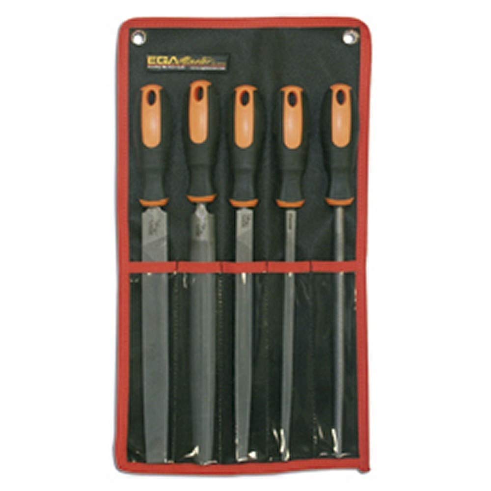 Limas con Mango 10" en Juego de 5 Piezas Grano Fino Ega Master - Tienda Henca