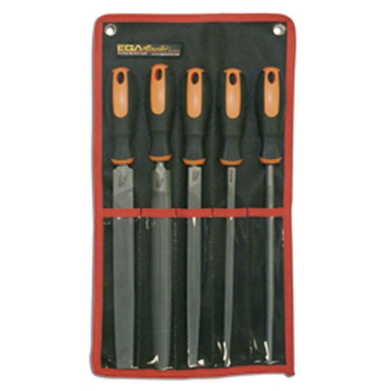 Limas con Mango 10" en Juego de 5 Piezas Grano Grueso Ega Master - Tienda Henca