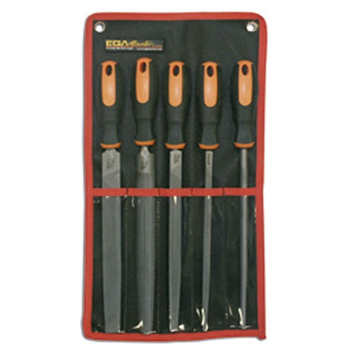 Limas con Mango 10" en Juego de 5 Piezas Grano Grueso Ega Master - Tienda Henca