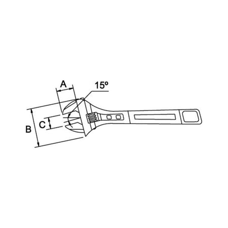 Llave Ajustable de 24" Titacrom, EgaMaster - Tienda Henca