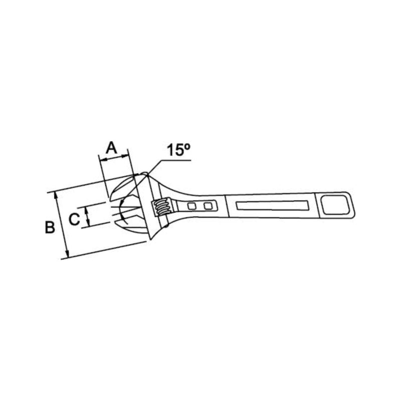 Llave Ajustable de 24" Titacrom, EgaMaster - Tienda Henca