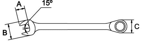 Llave Combinada 11/16" Tipo Chicharra, Ega Master - Tienda Henca
